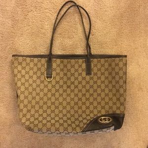 Authentic Gucci Monogram Tote